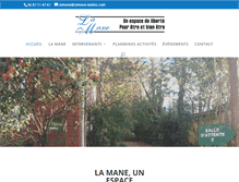 Tablet Screenshot of lamane-balma.com